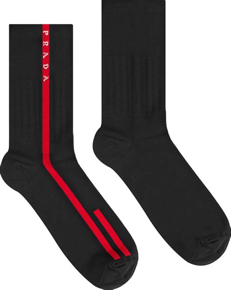 prada soxks|prada line rossa socks.